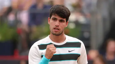 Carlos Alcaraz durante la semifinal contra Roberto Bautista Carlos Alcaraz durante la semifinal contra Roberto Bautista