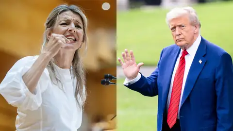 Yolanda Díaz y Donald Trump Yolanda Díaz y Donald Trump