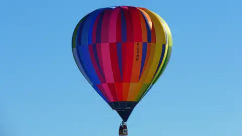 Imagen de un globo aerostático Imagen de un globo aerostático