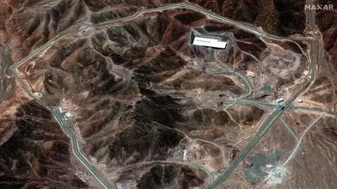 Así son las tres instalaciones nucleares de Irán atacadas por Estados Unidos Central de refinamiento de uranio de Fordó, Irán.