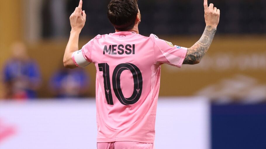 Imagen de Leo Messi celebrando un gol con el Inter de Miami