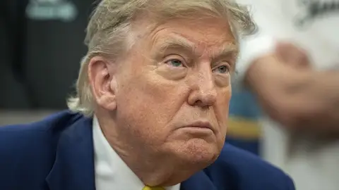 Donald Trump en una foto de archivo Donald Trump en una foto de archivo