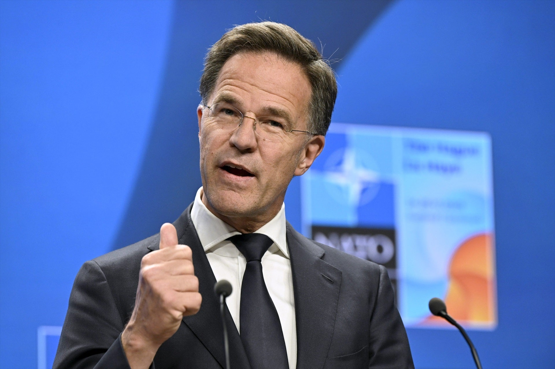 Rutte considera insuficiente la propuesta de España y le exige elevar el gasto militar al 3,5% del PIB Rutte considera insuficiente la propuesta de España y le exige elevar el gasto militar al 3,5% del PIB