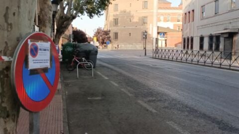 Se&ntilde;alizaci&oacute;n de obras en la Avenida de Guadalajara de Alcal&aacute; de Henares
