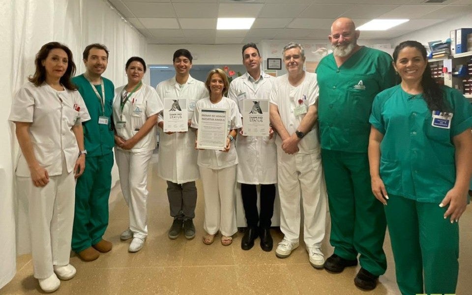 Un "Diamante" para reconocer al Hospital Reina Sofía Un "Diamante" para reconocer al Hospital Reina Sofía