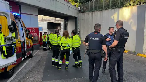 Detenido un hombre tras empujar al vacío a una mujer desde 7 metros de altura en la estación de Méndez Álvaro en Madrid Detenido un hombre tras empujar al vacío a una mujer desde 7 metros de altura en la estación de Méndez Álvaro en Madrid/ EFE/Ayuntamiento de Madrid