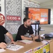 Alfredo Nieto y Víctor Manuel Arias en la rueda de prensa