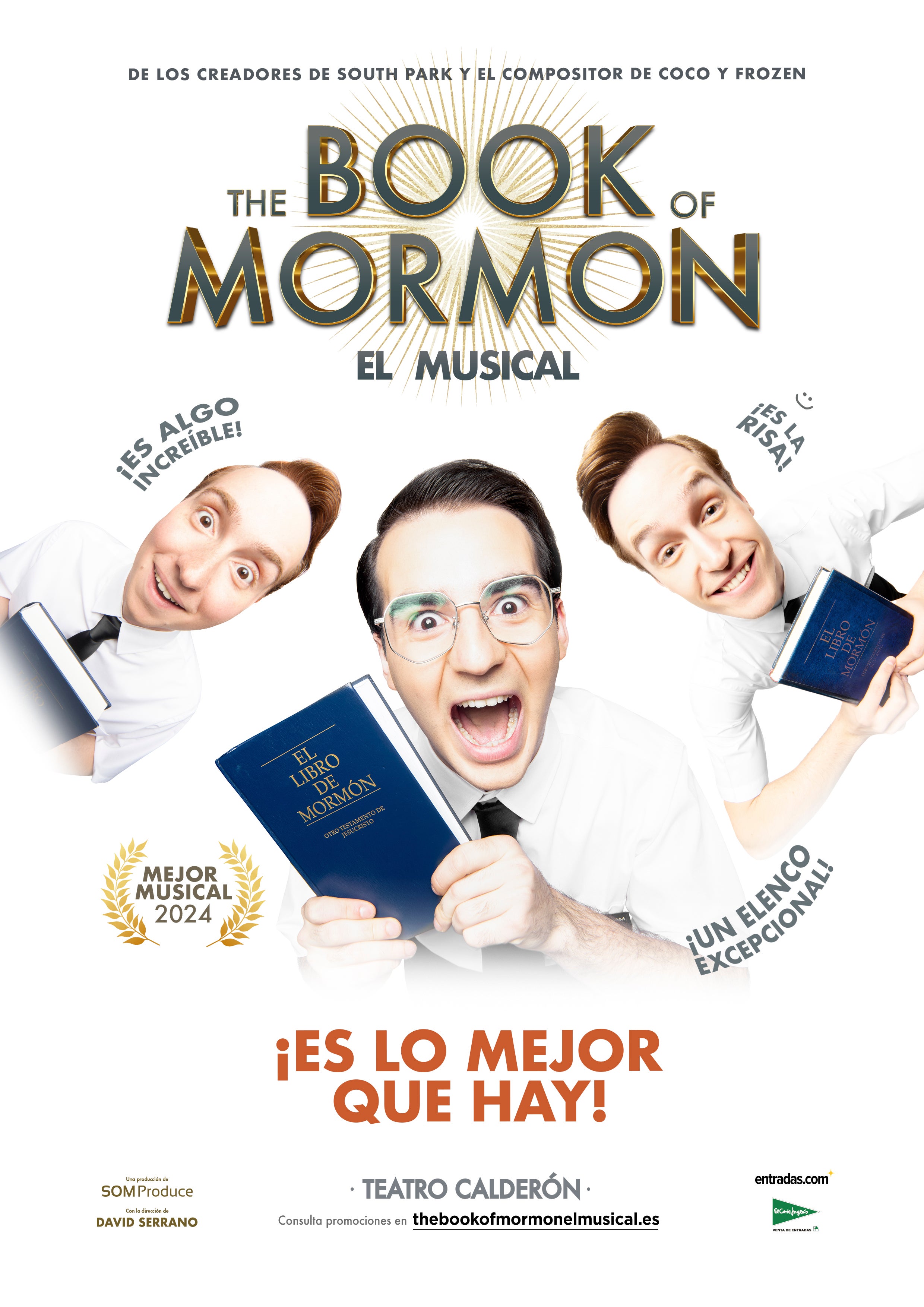 El musical The Book of Mormon, el más premiado de la historia de España. El musical The Book of Mormon, el más premiado de la historia de España.