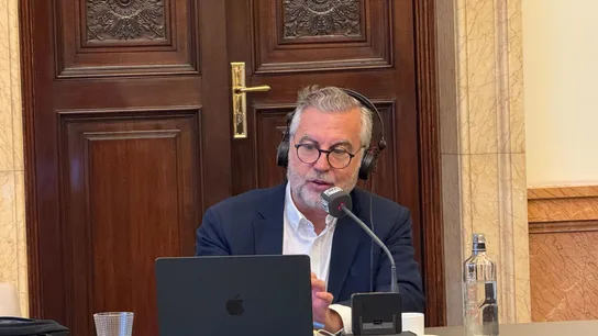 Carlos Alsina en el Banco de España Carlos Alsina en el Banco de España