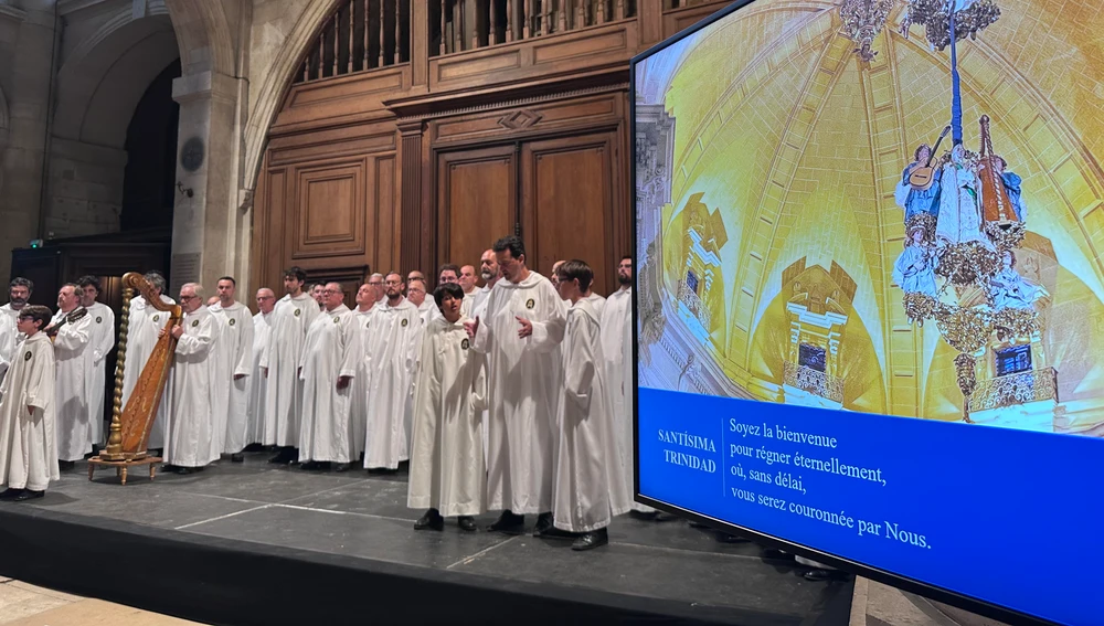 Concierto del Misterí d’Elx en la iglesia de Saint-Étienne-du-Mont de París. Concierto del Misterí d’Elx en la iglesia de Saint-Étienne-du-Mont de París.