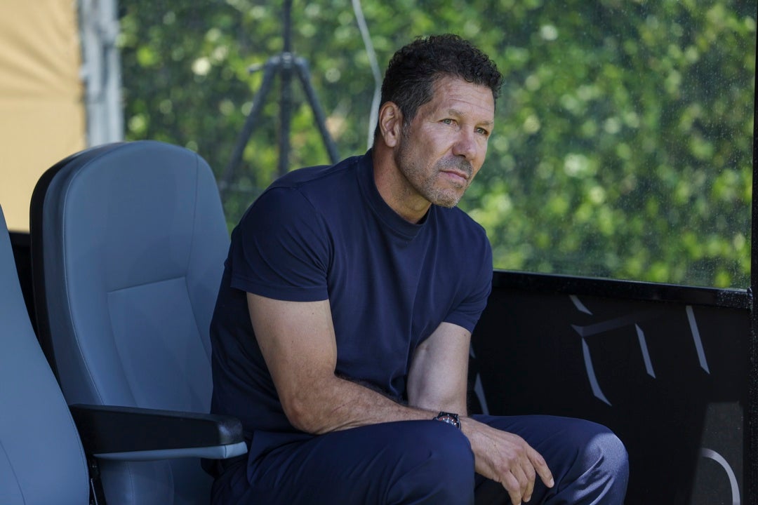 Simeone: "Si no tienes contundencia, te vas" Simeone: "Si no tienes contundencia, te vas"