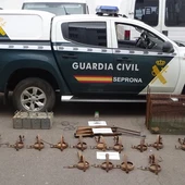 Material incautado por la Guardia Civil Material incautado por la Guardia Civil