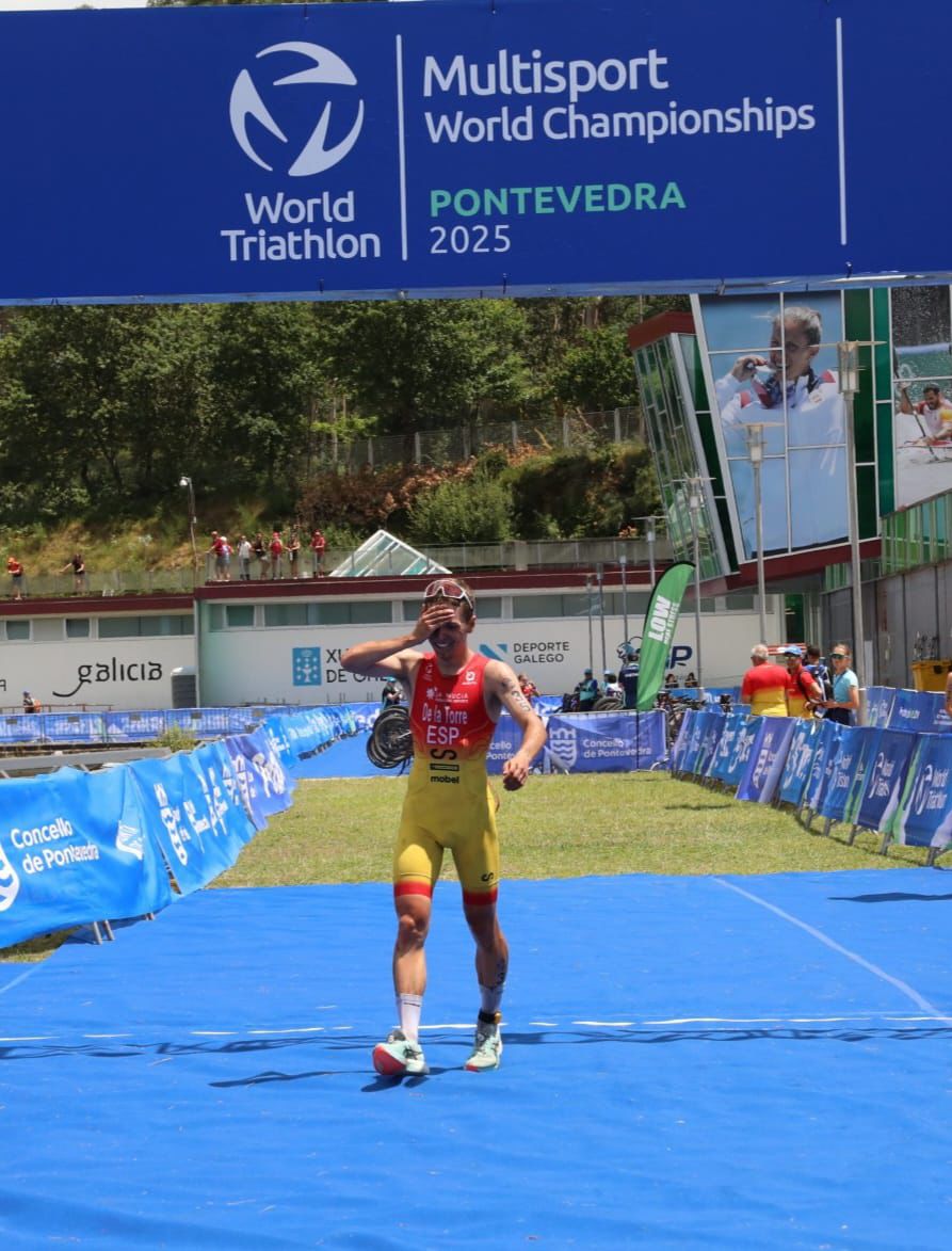 El aspense Pedro de la Torre, bronce en el Mundial de duatlón cross El aspense Pedro de la Torre, bronce en el Mundial de duatlón cross