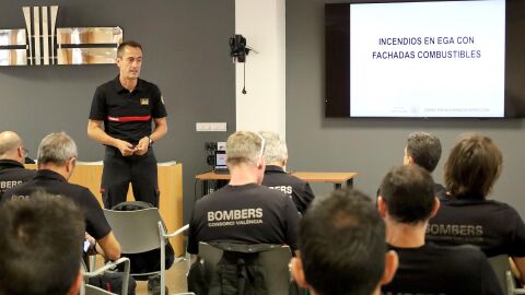 Imagen de una de las formaciones del Consorcio Provincial de Bomberos.