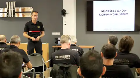 Imagen de una de las formaciones del Consorcio Provincial de Bomberos. Imagen de una de las formaciones del Consorcio Provincial de Bomberos.