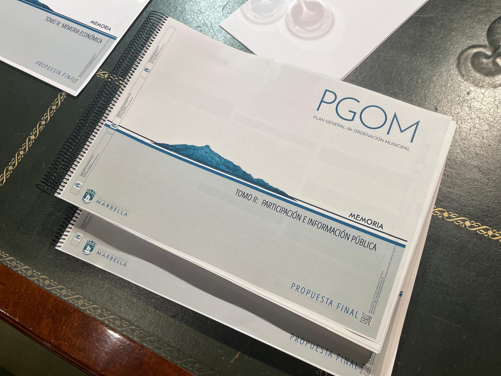 El Pleno del Ayuntamiento aprobará hoy la propuesta final del PGOM El Pleno del Ayuntamiento aprobará hoy la propuesta final del PGOM