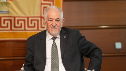 El presidente del Tribunal Constitucional (TC), C&aacute;ndido Conde Pumpido, durante el pleno hist&oacute;rico de cinco d&iacute;as, que ha arrancado este lunes en Madrid, centrado en exclusiva en la ley de amnist&iacute;a