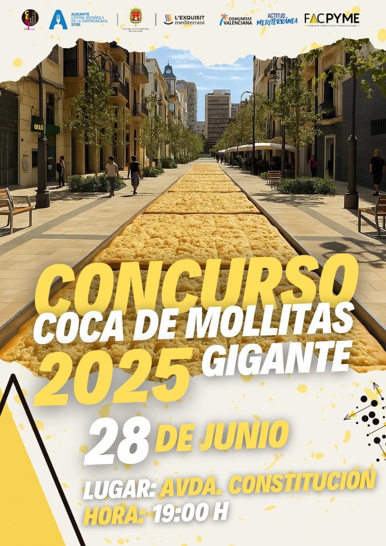 La coca de mollitas de récord cambia de día ante la ola de calor La coca de mollitas de récord cambia de día ante la ola de calor