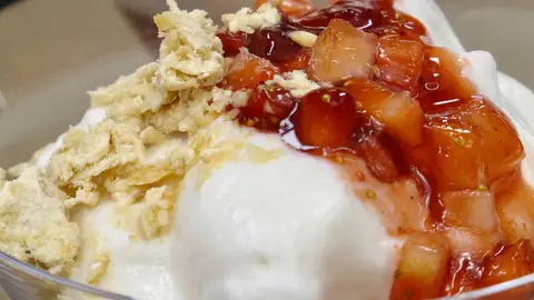 "Petit suisse" con frutas "Petit suisse" con frutas