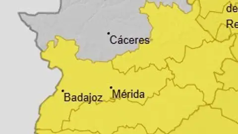Este viernes regresan las alertas por altas temperaturas en Extremadura, será amarilla en cinco comarcas Este viernes regresan las alertas por altas temperaturas en Extremadura, será amarilla en cinco comarcas