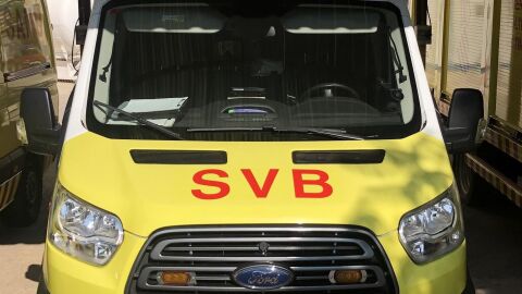 Una ambulancia de Soporte Vital B&aacute;sico.
