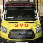 Una ambulancia de Soporte Vital Básico.