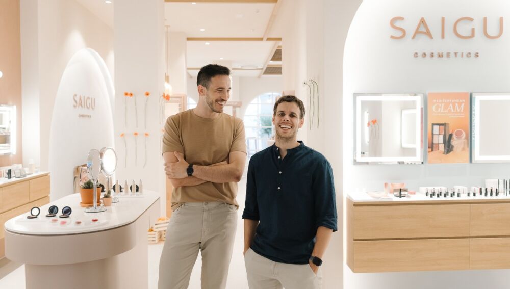 Gerard Prats y David Hart, fundadores de Saigu Cosmetics