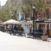 Terrasses a la plaça de la Font de Tarragona