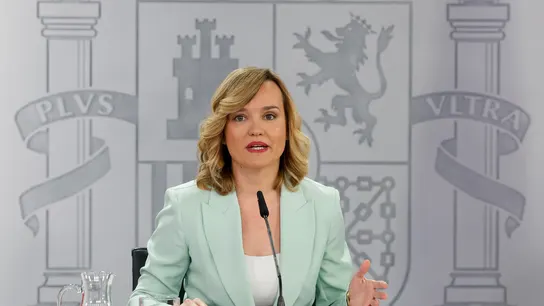 Pilar Alegría el 1 de julio de 2025 Pilar Alegría el 1 de julio de 2025