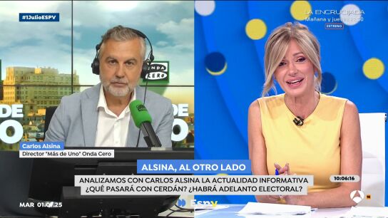 Alsina en Espejo p&uacute;blico: "La estrategia de defensa de Santos Cerd&aacute;n ha sido un mitin pol&iacute;tico"