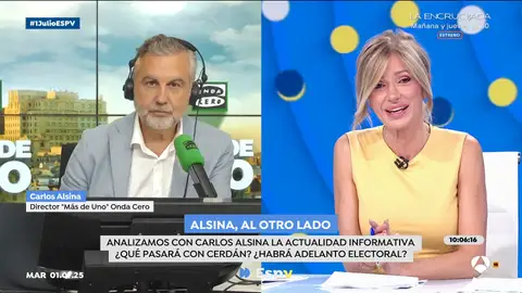Alsina en Espejo público: "La estrategia de defensa de Santos Cerdán ha sido un mitin político" Alsina en Espejo público: "La estrategia de defensa de Santos Cerdán ha sido un mitin político"
