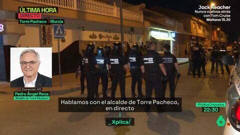El alcalde de Torre-Pacheco confirma que varios grupos ajenos al pueblo han participado en los disturbios