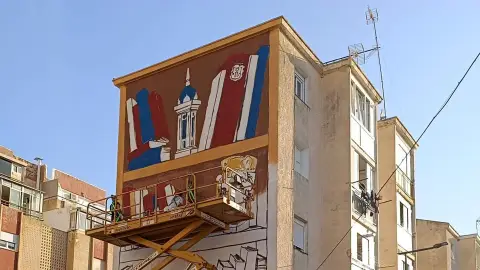 Edificio en Foietes Mural Aniversario Benidorm Edificio en Foietes Mural Aniversario Benidorm