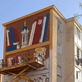 Edificio en Foietes Mural Aniversario Benidorm Edificio en Foietes Mural Aniversario Benidorm