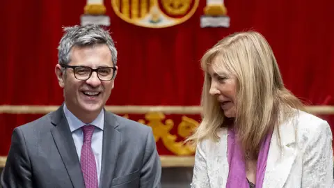 El ministro de la Presidencia, Relaciones con las Cortes y Justicia, Félix Bolaños y la presidenta del Tribunal Supremo y del Consejo General del Poder Judicial, María Isabel Perelló El ministro de la Presidencia, Relaciones con las Cortes y Justicia, Félix Bolaños y la presidenta del Tribunal Supremo y del Consejo General del Poder Judicial, María Isabel Perelló