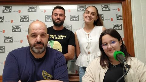 Miguel &Aacute;ngel Garc&iacute;a, Emilio Hidalgo, Estela Cea y Julia Y&eacute;benes