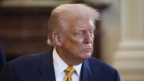 Donald Trump en una foto de archivo Donald Trump en una foto de archivo