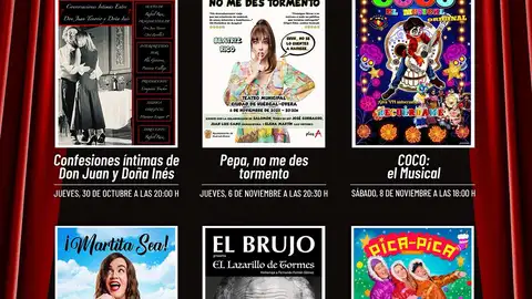 Cartel de la programación de otoño Cartel de la programación de otoño