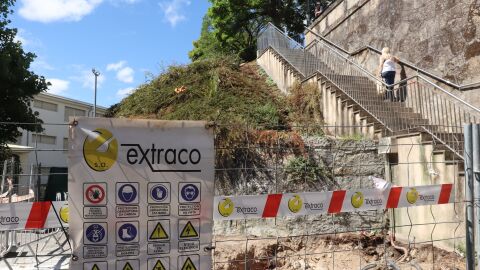 Comezan as obras dun novo ascensor en A Ponte-Ourense