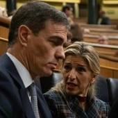 El presidente del Gobierno, Pedro Sánchez, y la vicepresidenta segunda y ministra de Trabajo, Yolanda Díaz. El presidente del Gobierno, Pedro Sánchez, y la vicepresidenta segunda y ministra de Trabajo, Yolanda Díaz.