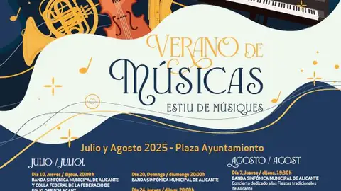 Alicante recibe en agosto a los conciertos gratuitos de jazz y blues en Las Cigarreras y al ‘Verano de músicas’ en la Plaza Alicante recibe en agosto a los conciertos gratuitos de jazz y blues en Las Cigarreras y al ‘Verano de músicas’ en la Plaza