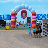 Vista general del recinto del Festival Arenal Sound de Borriana, que se celebrará del 31 de julio al 3 de agosto.