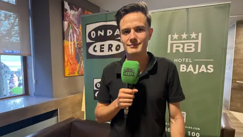 El atleta David de la Fuente Encuentros Hotel Rías Bajas