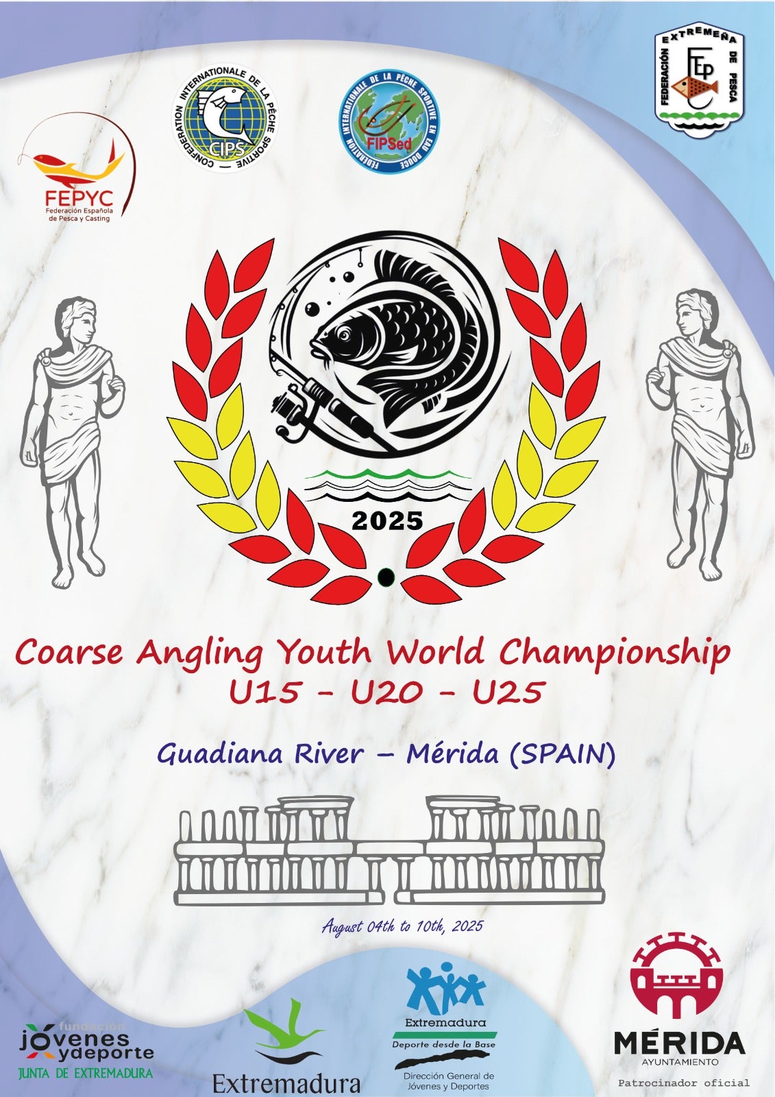 Mérida acoge esta semana el Campeonato del Mundo de Pesca para menores Mérida acoge esta semana el Campeonato del Mundo de Pesca para menores