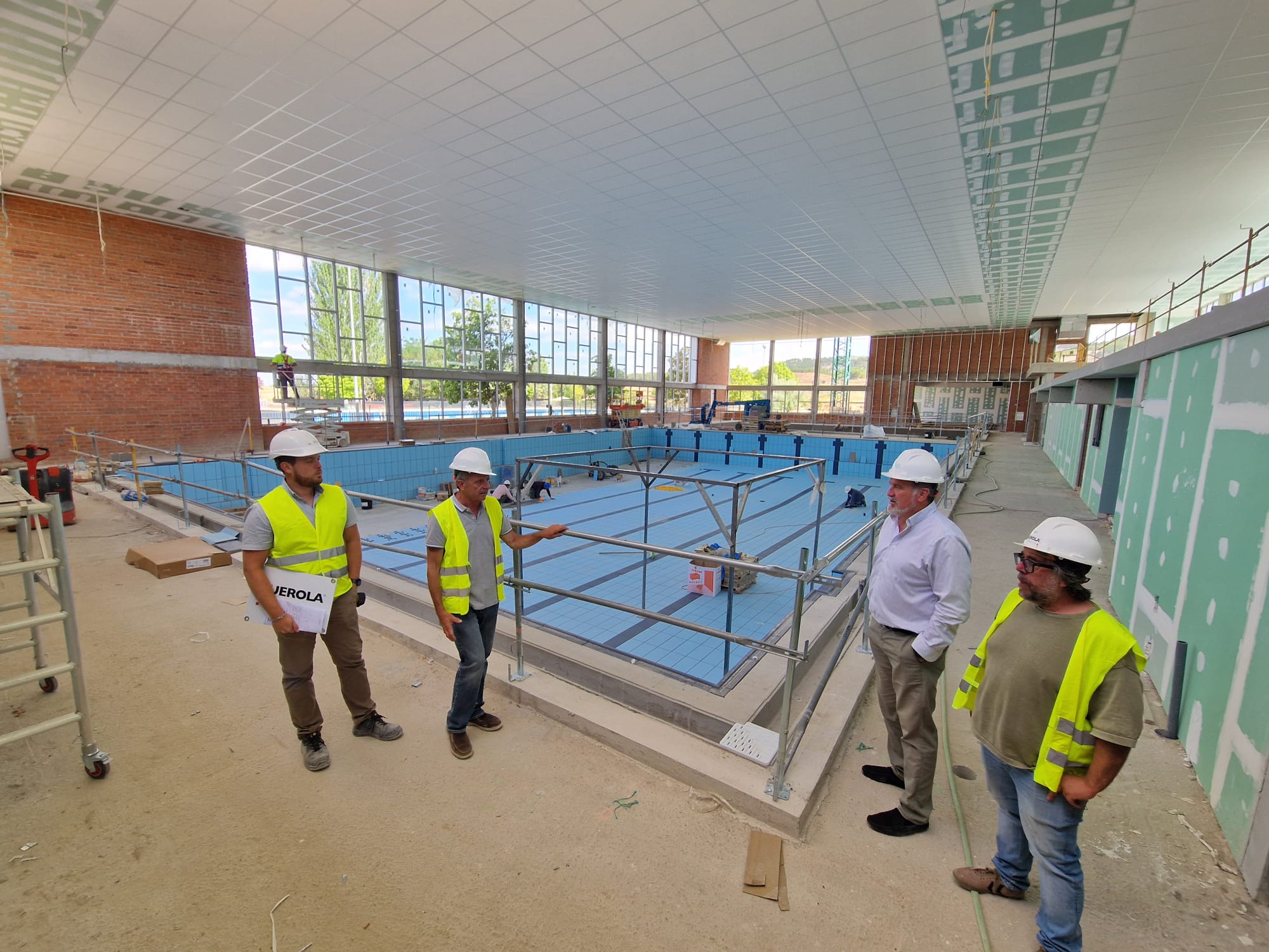 La piscina climatizada de Teruel estará lista en noviembre La piscina climatizada de Teruel estará lista en noviembre