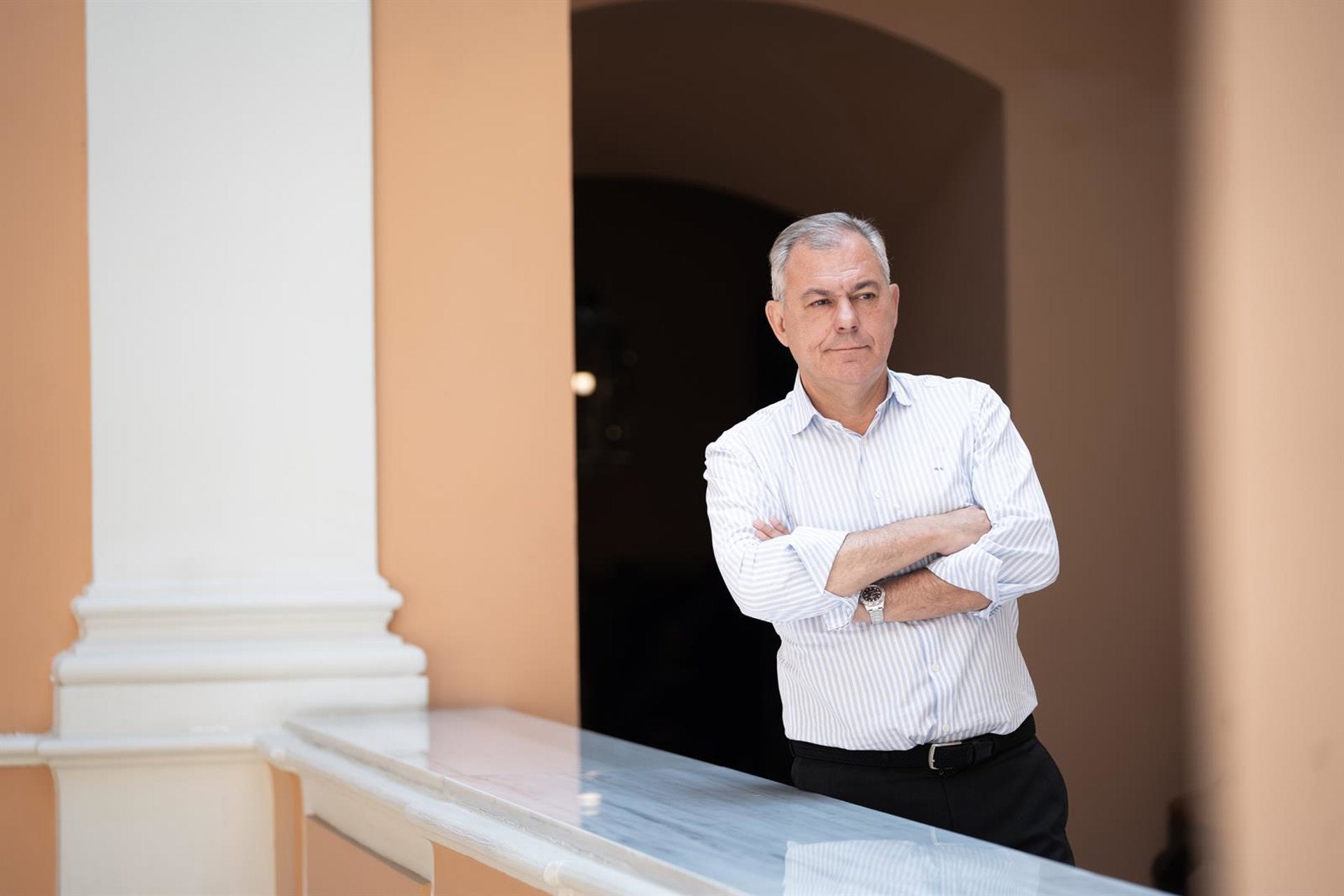 Sanz sitúa la ampliación de la Feria en 2027: "No creemos que el Gobierno se oponga siendo tan demandada" Sanz sitúa la ampliación de la Feria en 2027: "No creemos que el Gobierno se oponga siendo tan demandada"