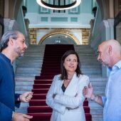 El Ayuntamiento y el CD San Fernando 1940 sientan las bases del acuerdo institucional