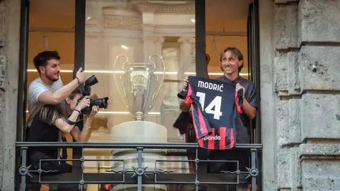 Modric: "El Milan era lo que es el Real Madrid hoy" Modric: "El Milan era lo que es el Real Madrid hoy"