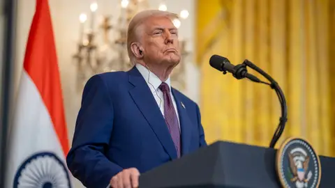 Foto de archivo del presidente de Estados Unidos, Donald Trump, en la Casa Blanca Foto de archivo del presidente de Estados Unidos, Donald Trump, en la Casa Blanca