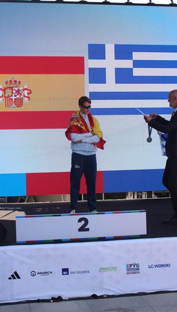 Rafa Perales, subcampeón de Europa en 400 metros